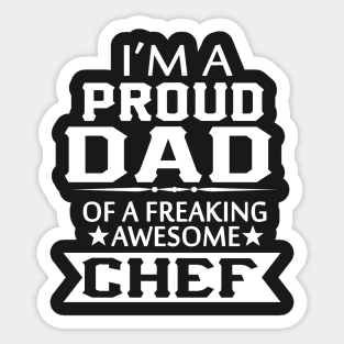 FAther (2) IM A PROUD CHEERLEADER 1 Sticker